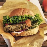 vegan burger  at Frito in Martin