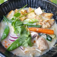 Vegetarian ramen (without egg) at OKanjou in Aix-les-bains