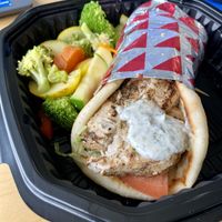 Vegan Chicken Pita   at Orapax in Norfolk