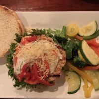 Corfu Sandwich w Hungry Planet Chicken substitute  at Orapax in Norfolk