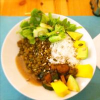 Buddha bowl at Lalitana Restaurant in Lagos