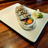 Vegetable Roll with Japanese Pickle and Mushrooms at Capilano Sushi in North Vancouver