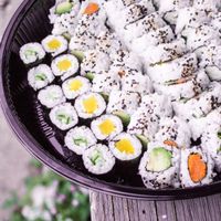 Veggie Party Tray at Capilano Sushi in North Vancouver