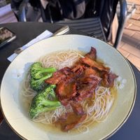 Char Sieu noodle soup  at Nan Tien Temple in Wollongong