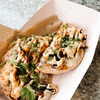 Mini Mushroom Pizza #Veganuary at Fruibies in Kuranda