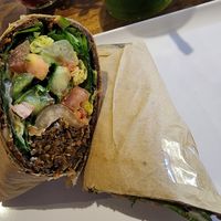 Falafel wrap at Fruibies in Kuranda