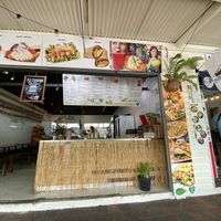 Outside view and menu   at Fruibies in Kuranda