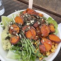 Sweet potato bowl  at Fruibies in Kuranda