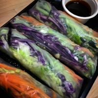 Vegan summer rolls at Emoi in Helsinki