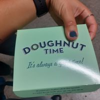 Cute package at Rodeo Doughnuts - Shaftesbury Ave in London