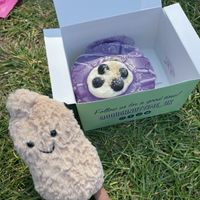 Halle Blueberry doughnut🍩  at Rodeo Doughnuts - Shaftesbury Ave in London