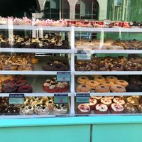 Mummm - best doughnuts in London.  at Rodeo Doughnuts - Shaftesbury Ave in London