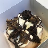 Ice Ice Bae Bae - vegan doughnut  at Rodeo Doughnuts - Shaftesbury Ave in London
