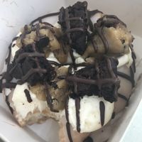 Ice ice bae bae donut  at Rodeo Doughnuts - Shaftesbury Ave in London