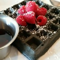 Best waffle EVER! at Pirate's Bone Burgers - Crossroads in Kansas City