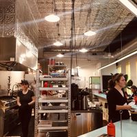 All counter top seating with view of kitchen at Pirate's Bone Burgers - Crossroads in Kansas City
