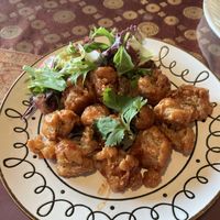 Soy meat (a must try!)  at LaLa Zorba ララ・ゾルバ in Naha