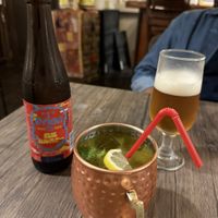 Orion Beer, and Rum Mojito   at LaLa Zorba ララ・ゾルバ in Naha