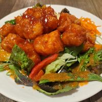 'Soy meat karaage' at LaLa Zorba ララ・ゾルバ in Naha