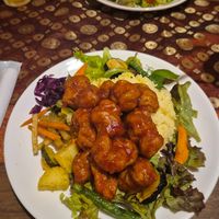 soy meat karaage plate at LaLa Zorba ララ・ゾルバ in Naha