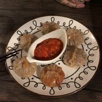 Tibetan dumplings  at LaLa Zorba ララ・ゾルバ in Naha