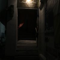 The front door at LaLa Zorba ララ・ゾルバ in Naha