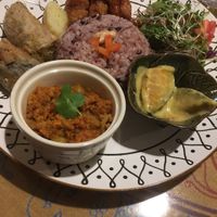 La La Zorba Buddha Plate at LaLa Zorba ララ・ゾルバ in Naha