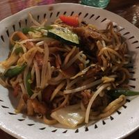 Nepali style fried noodles at LaLa Zorba ララ・ゾルバ in Naha