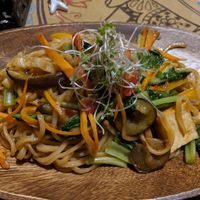 Noodle dish! Really delicious at LaLa Zorba ララ・ゾルバ in Naha