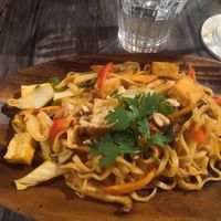 Nepalese noodles at LaLa Zorba ララ・ゾルバ in Naha