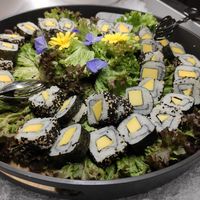 Sushi platter! at Chimy's in Zurich