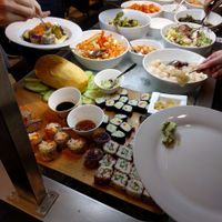 vegsn sushi at Chimy's in Zurich