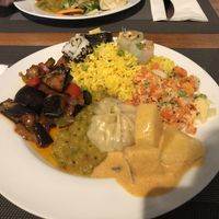 Dinner buffet Plate #1 at Chimy's in Zurich