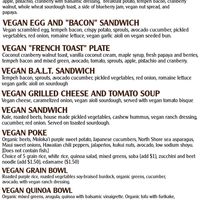 What a surprise!! And a handful of vegetarian items as well at Island Vintage Coffee in Honolulu