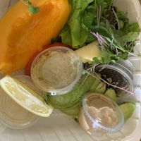 2nd box! Salad included pistachio nuts! at Island Vintage Coffee in Honolulu