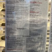 GF menu  at Island Vintage Coffee in Honolulu