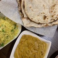 tofu in a thick creamy mango sauce  at Punjabi Dhaba in Bratislava