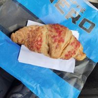 Vegan raspberry croissant - decent!  at Caffe Nero in Galway