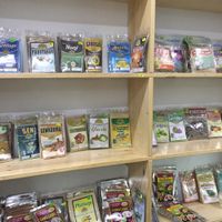 Superfood powders at Perutambo Biomarket - Antonio Raymondi in Huaraz