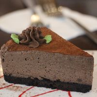 Chocolate mousse cake at LN Fortunate Coffee in Shanghai