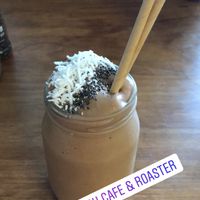 Cacao avocado smoothie! at COOH Cafe in North Curl Curl