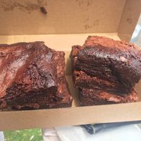 Vegan brownies at COOH Cafe in North Curl Curl