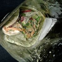 chickpea and curry wrap at Filmore and Union - York Station in York