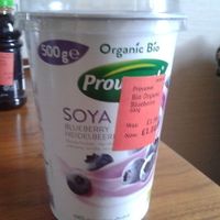 Soya yogurt at Holland & Barrett in York