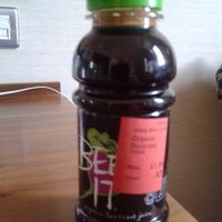 Beetroot drink at Holland & Barrett in York