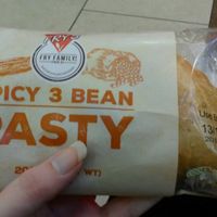 Spicy bean pasty at Holland & Barrett in York