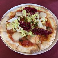 Vegan pizzaa  at La Luce in Fujikawaguchiko