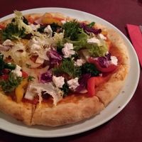 Vegan pizza - off the menu at La Luce in Fujikawaguchiko
