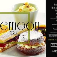 Afternoon tea 'menu' at Crimble Hall in Rochdale