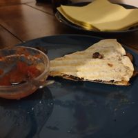 Bean enchilada at O Burrito in Porto